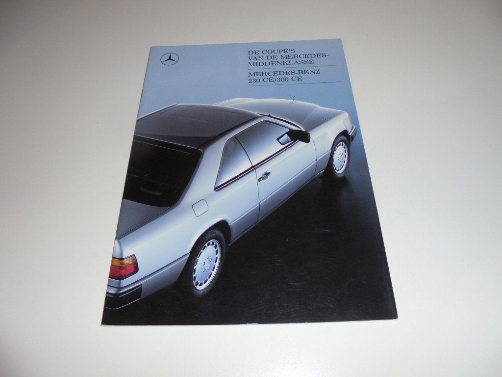 brochure Mercedes W124 230 CE/300 CE modellen 1988, Ophalen of Verzenden, Nieuw, Mercedes