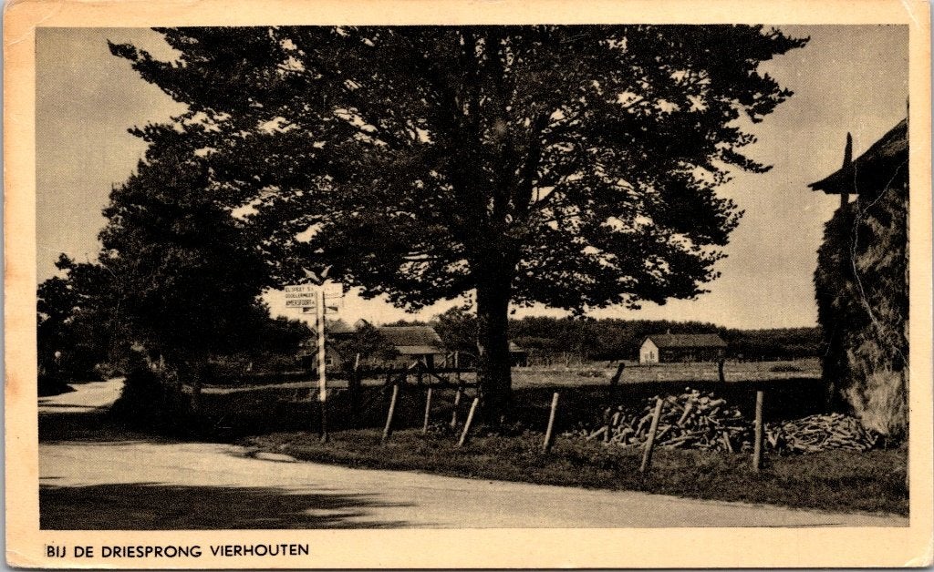 Vierhouten - 12 oude ansichtkaarten II, Verzenden, 1940 tot 1960, Gelopen, Gelderland