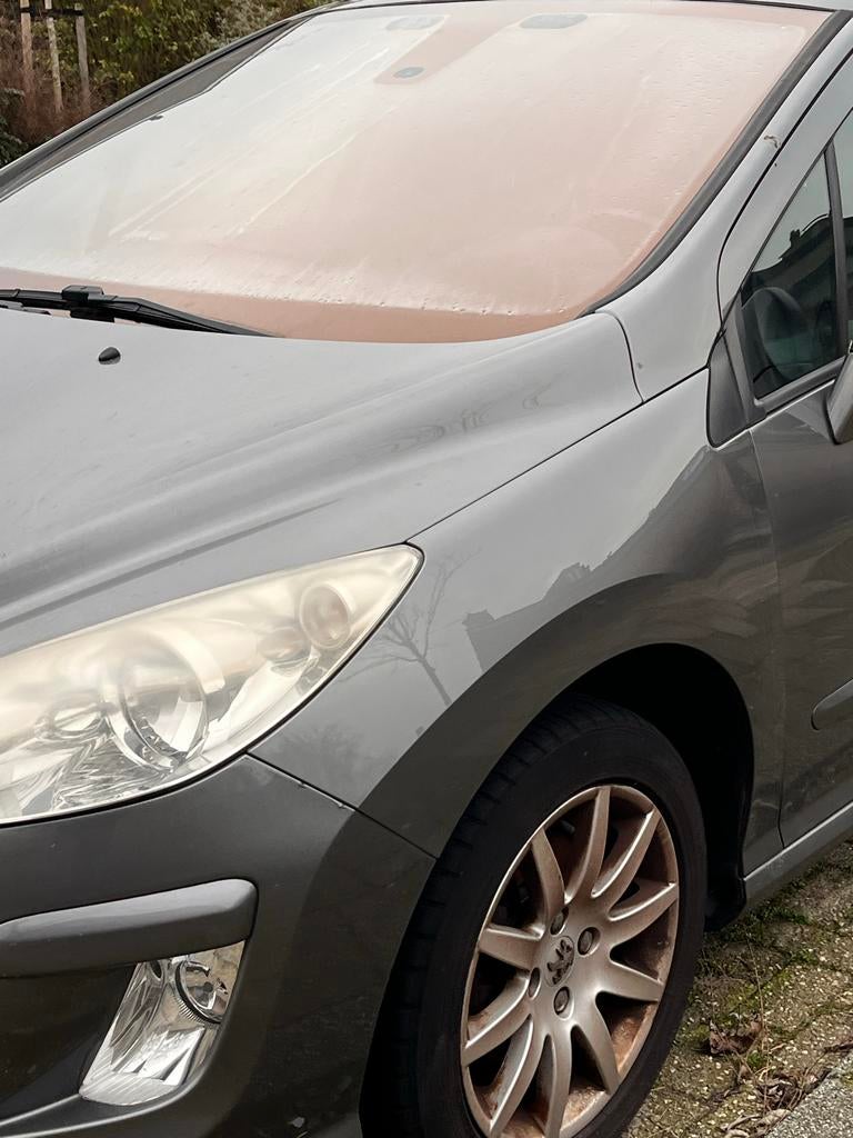 Peugeot 308 1.6 VTI 16V SW 7P 2009 Grijs, Auto's, Peugeot, Voorwielaandrijving, 4 cilinders, 7 stoelen, 1415 kg