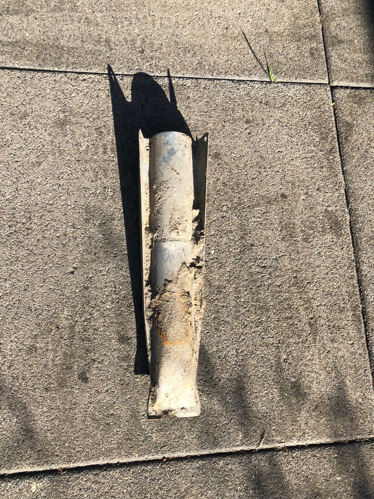 Grondpin voor droogrek, Ophalen of Verzenden, Gebruikt, Wasrek