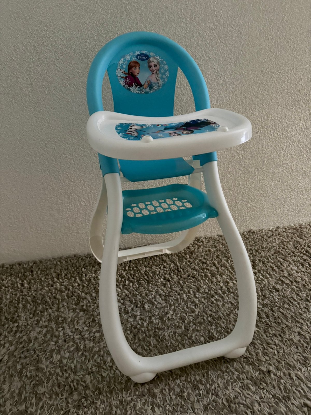 Frozen Poppenstoel - Smoby, Ophalen of Verzenden, Zo goed als nieuw, Babypop