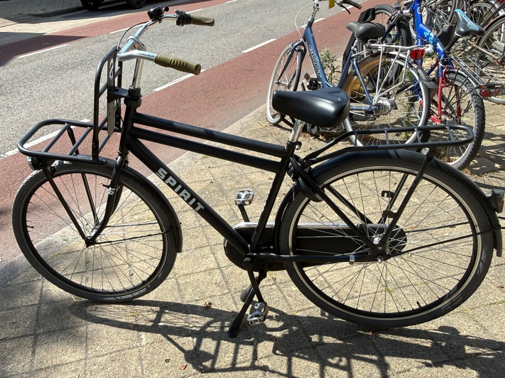 Spirit Cargo fiets 28- Zwart - Zo goed als nieuw 28, Ophalen, Zo goed als nieuw, Overige merken