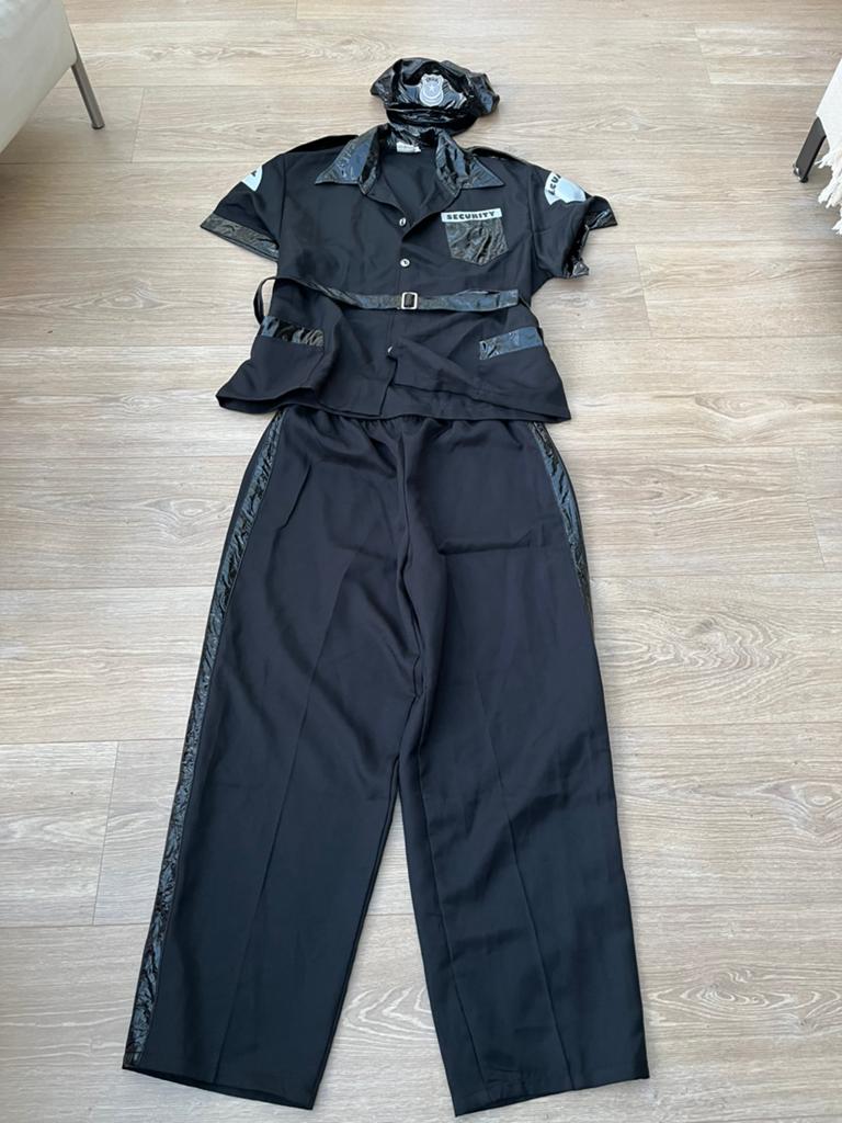 Security Kostuum - Maat 56 (XL), Maat 56/58 (XL), Ophalen of Verzenden, Kleding, Overige thema's