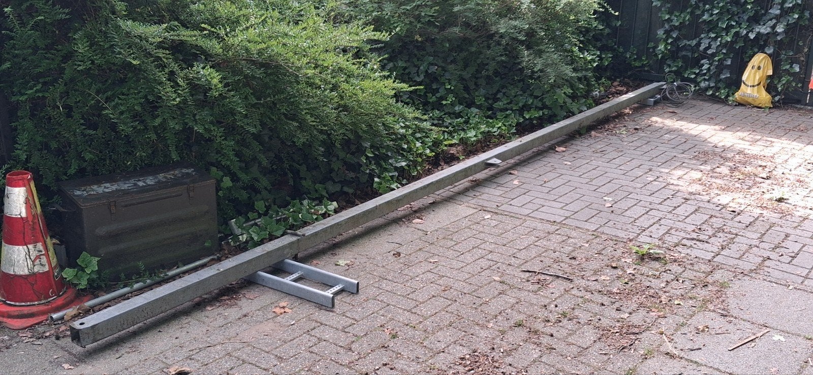 Kokermast, Ophalen, Nieuw