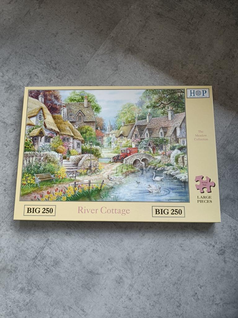 Hop puzzel River Cottage, 250 xl stukjes, Hobby en Vrije tijd, Denksport en Puzzels, Ophalen of Verzenden, Minder dan 500 stukjes