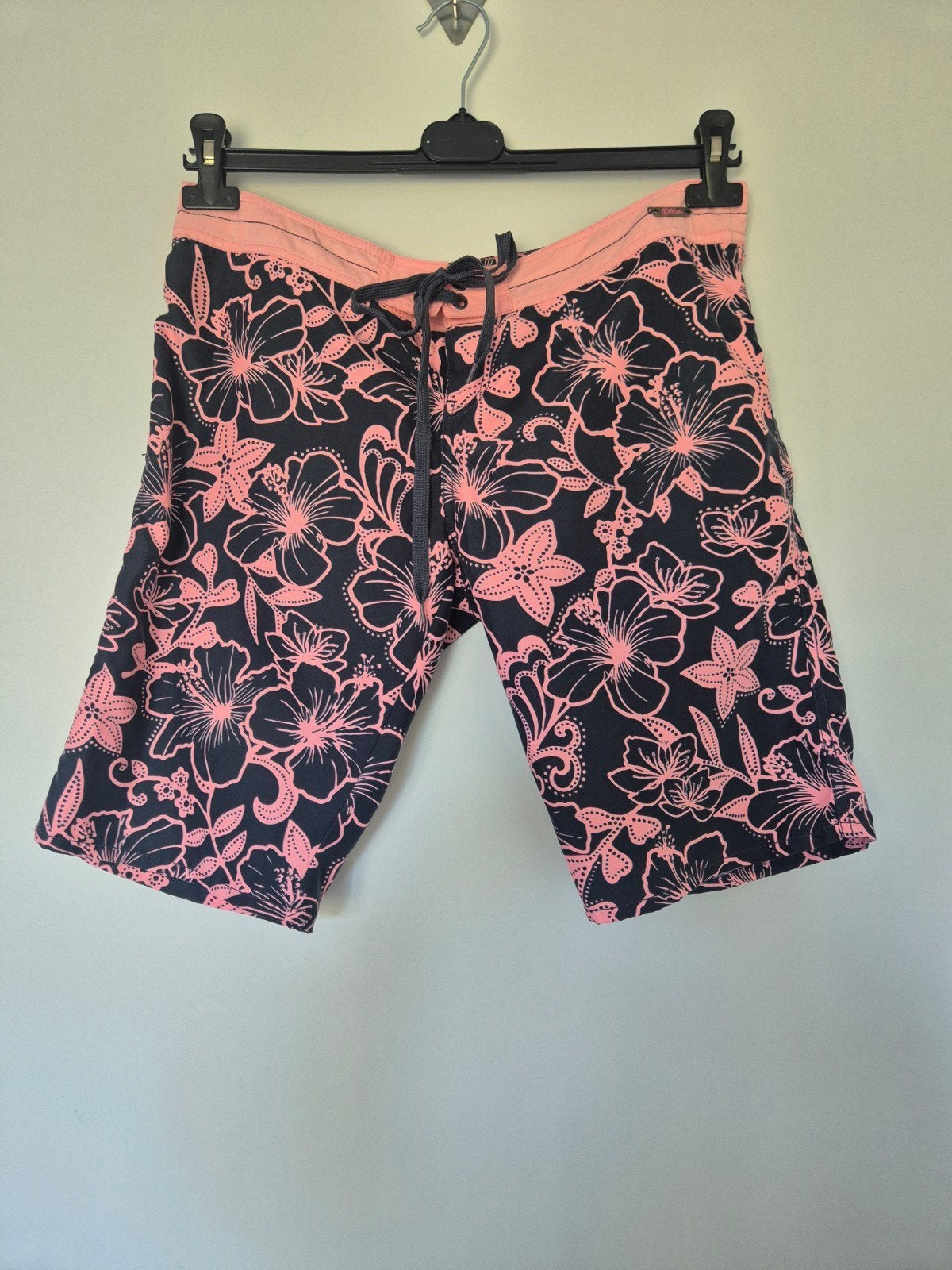 Hawaii zwemshort met bloemenprint - Maat L, Kleding | Heren, Badmode en Zwemkleding, Maat 52/54 (L), O'bleu, Meerkleurig, Ophalen of Verzenden