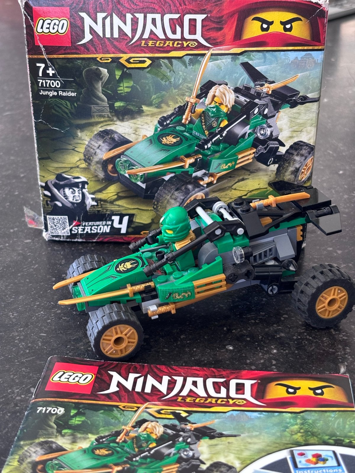 Lego Ninjago 71700 Jungle Raider met Lloyd Minifiguur, Gebruikt, Lego, Ophalen of Verzenden, Compleet