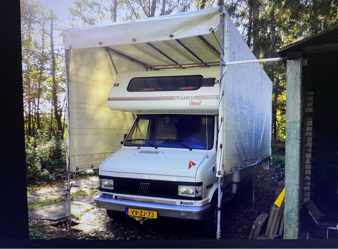 Carport voor camper overkapping camper stalling, Ophalen, Gebruikt