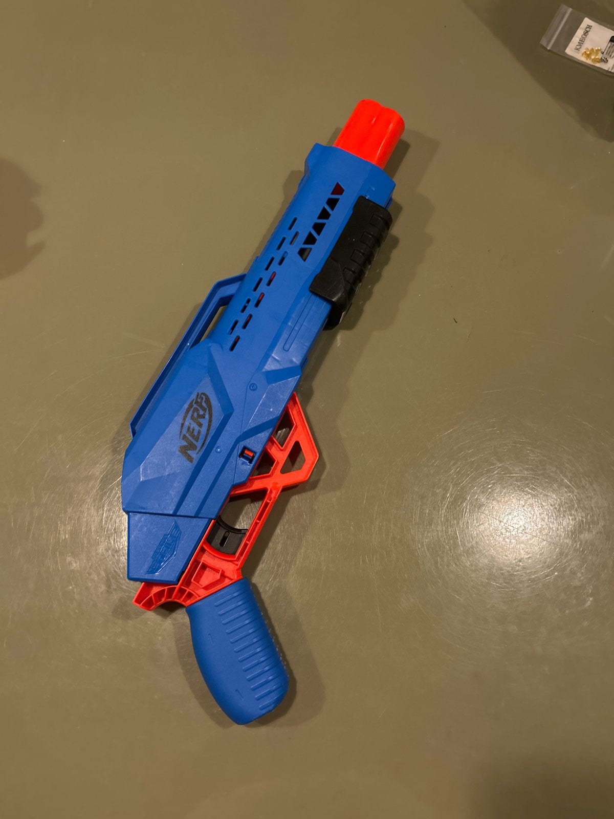 Nerf shotgun blaster - veel speelplezier!, Ophalen of Verzenden, Gebruikt, Jongen of Meisje