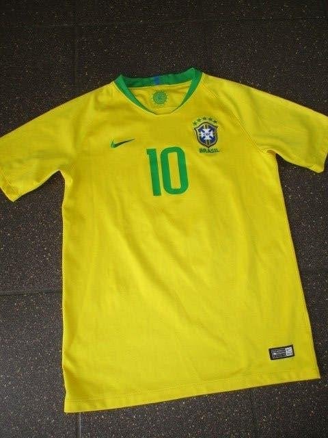 Nike Neymar jr. origineel voetbal shirt maat 36 S Zgan, Ophalen of Verzenden, Zo goed als nieuw, Buitenlandse clubs, Shirt