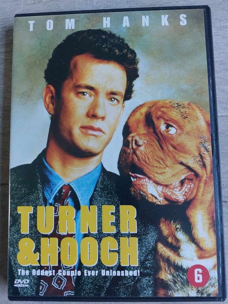 DVD Turner & Hooch (1989), Vanaf 6 jaar, Ophalen, Zo goed als nieuw, Actiekomedie