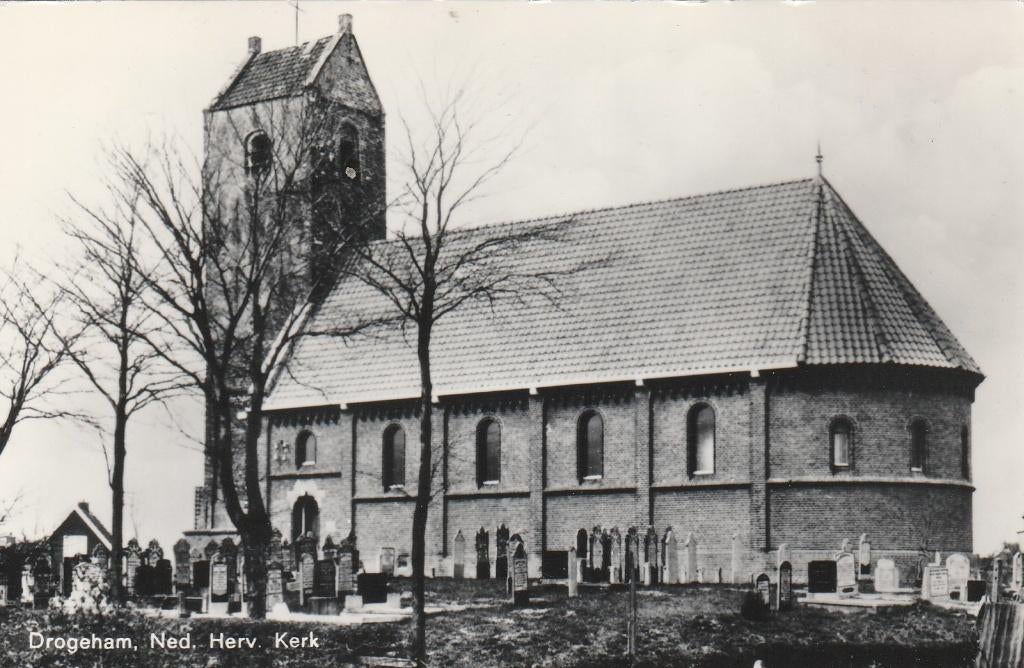 drogeham- n.h. kerk, Ophalen of Verzenden, Friesland