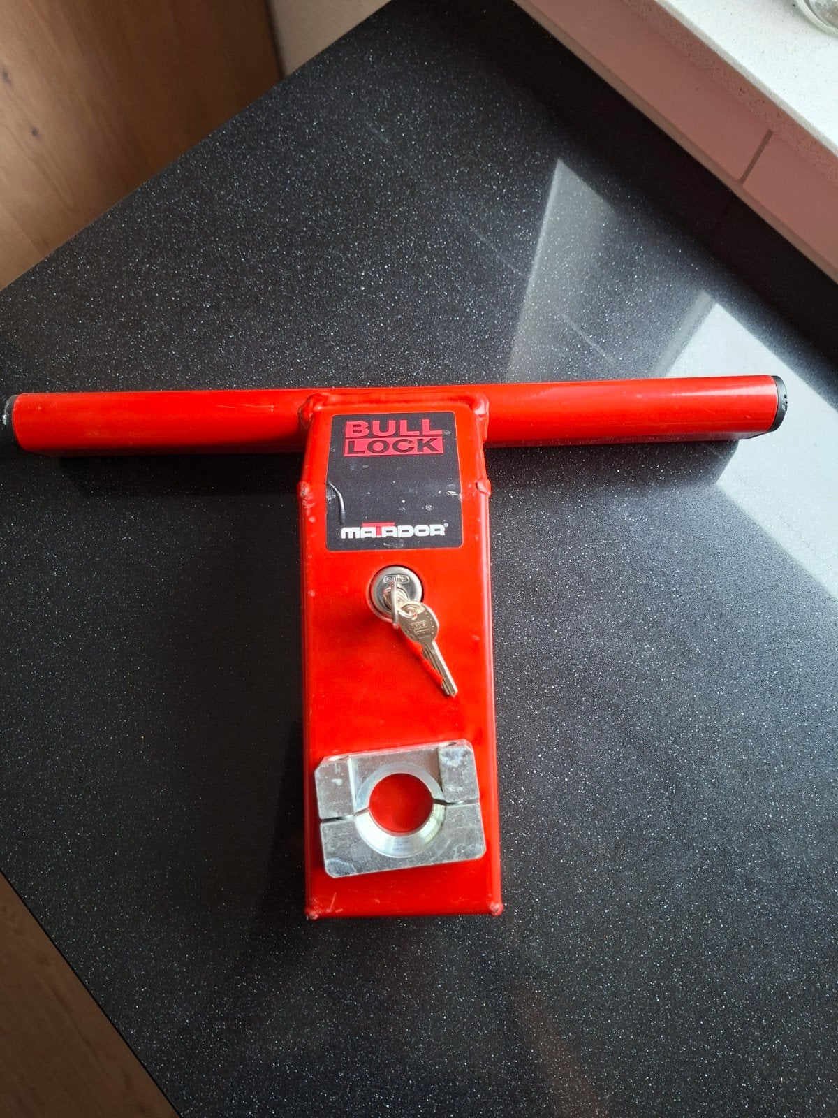 Bull Lock Matador trekhaak slot - Rood, Ophalen of Verzenden, Zo goed als nieuw