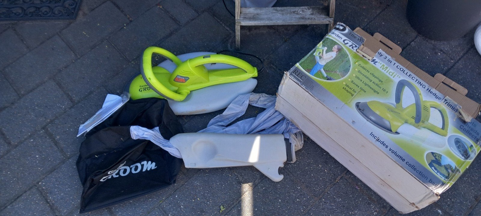 Garden GRO Midi 3-in-1 Heggenschaar met opvang, Ophalen, Gebruikt, Elektrisch, Garden GRO