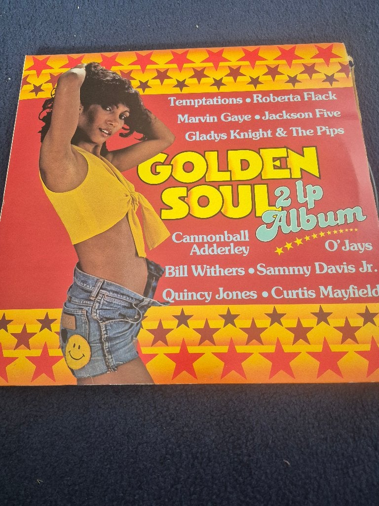 Golden Soul - Jackson 5, Marvin Gaye, Bill Withers (Motown), Dubbel-LP, Ophalen, LP