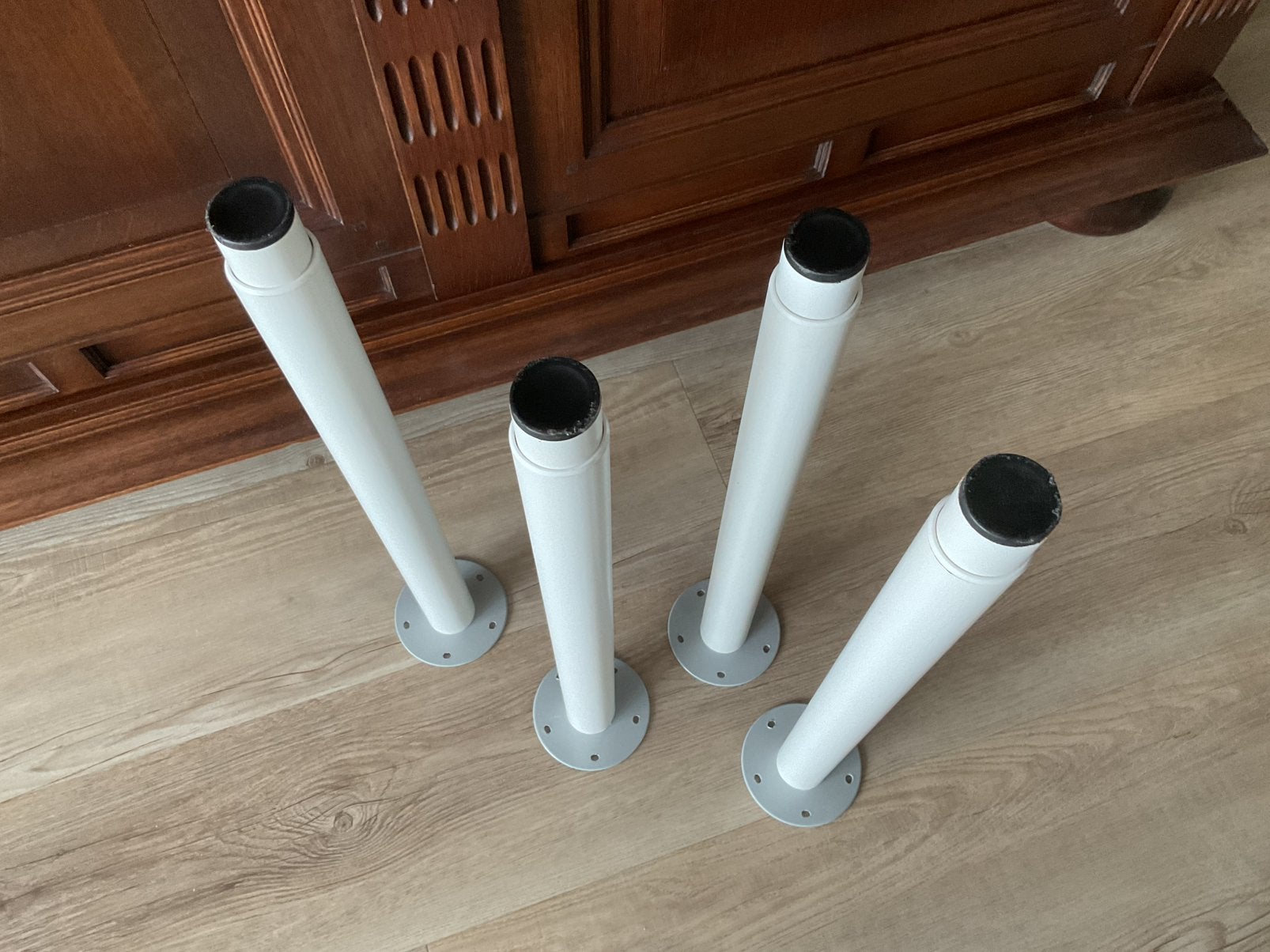 Tafelpoten 4 stuks, zie onder :, Minder dan 50 cm, 50 tot 100 cm, Rond, Ophalen of Verzenden