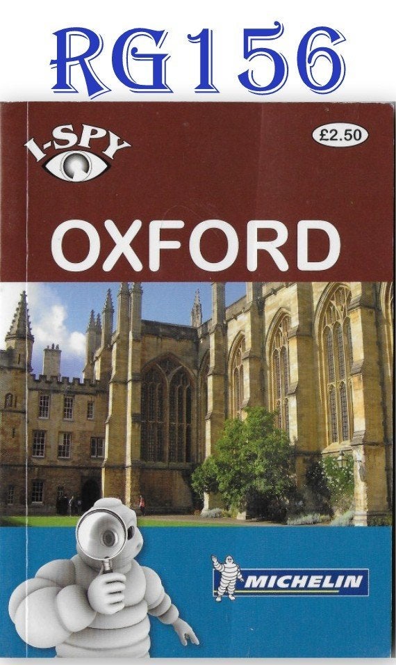 RG156 Reisgids Oxford Engeland ( I -SPY  Michelin ), Europa, Ophalen of Verzenden, Zo goed als nieuw, Reisgids of -boek