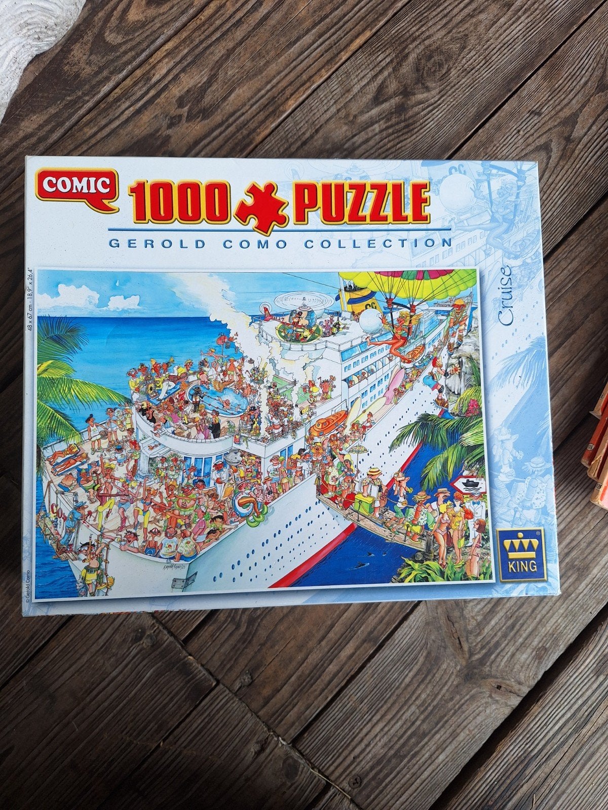 3x King Comic Collection 1000 stukjes puzzels, Hobby en Vrije tijd, Denksport en Puzzels, Ophalen of Verzenden, 500 t/m 1500 stukjes