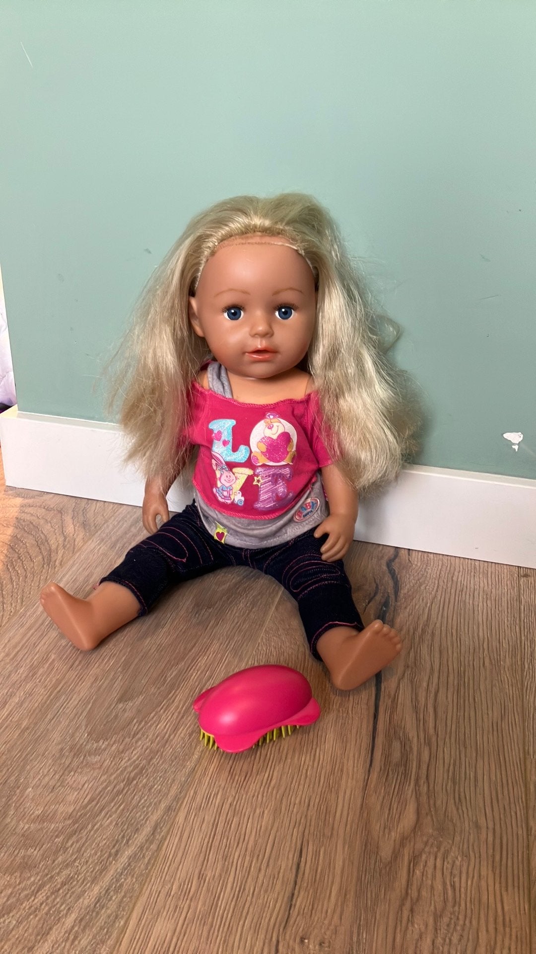 Babyborn zus, Kinderen en Baby's, Ophalen of Verzenden, Gebruikt, Babypop