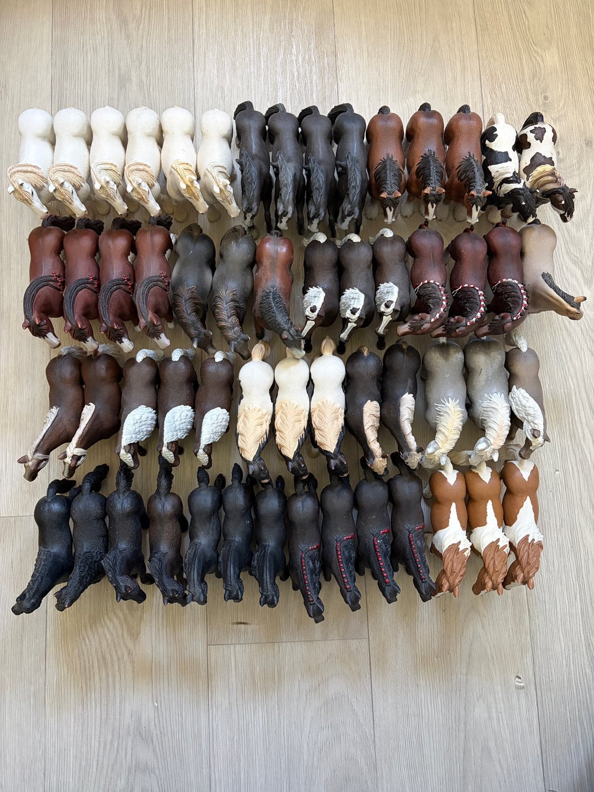 Schleich paarden trekpaarden en Friezen, Ophalen of Verzenden, Zo goed als nieuw, Paard, Beeldje of Figuurtje