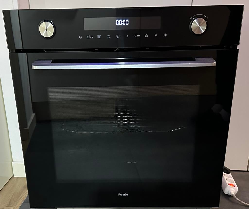 Pelgrim inbouw Oven/magnetronfunctie COM316GLS(nieuwstaat), Combimagnetron, Crisp, Ophalen of Verzenden, Zo goed als nieuw
