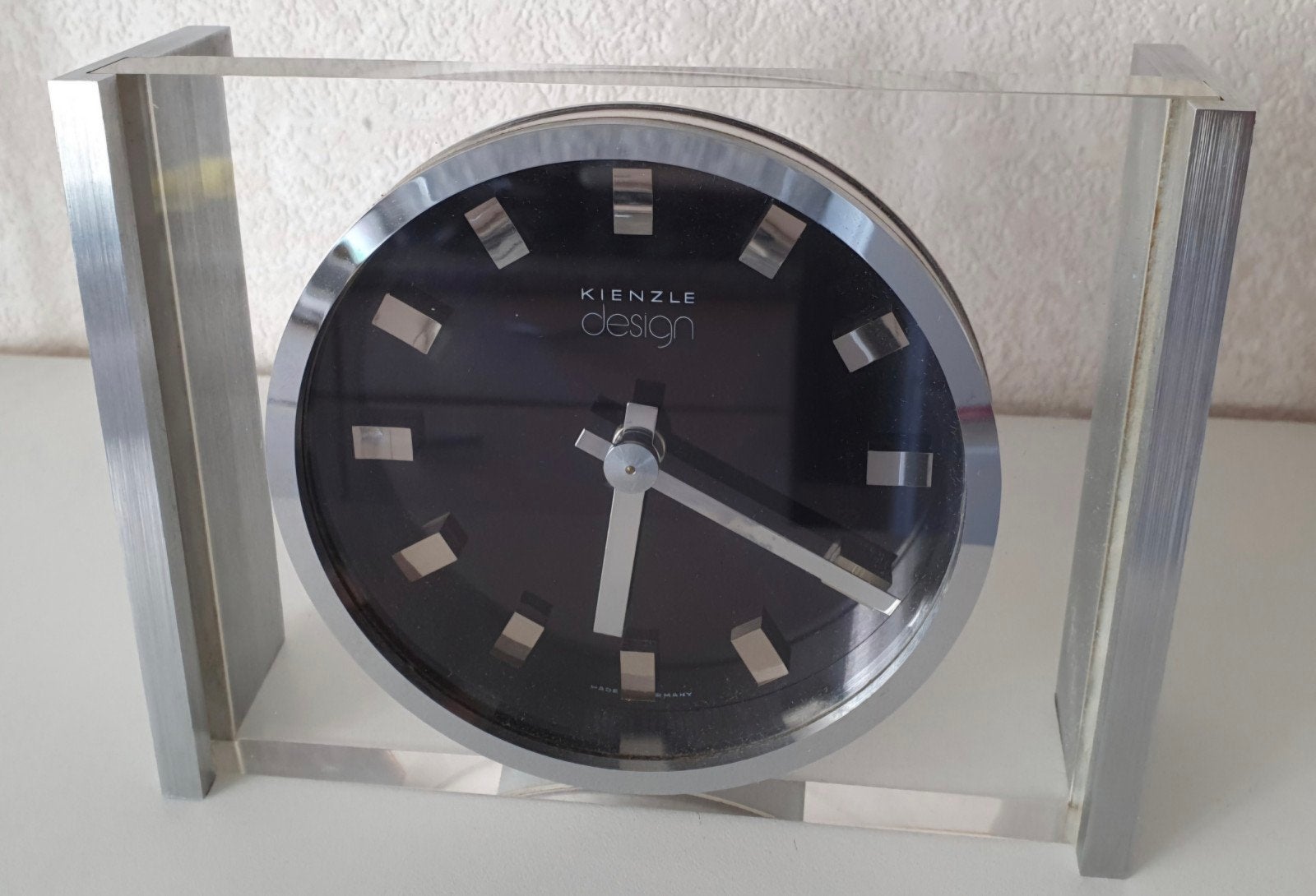 Vintage Kiezle Design tafelklok uit de jaren 70, Ophalen, Gebruikt