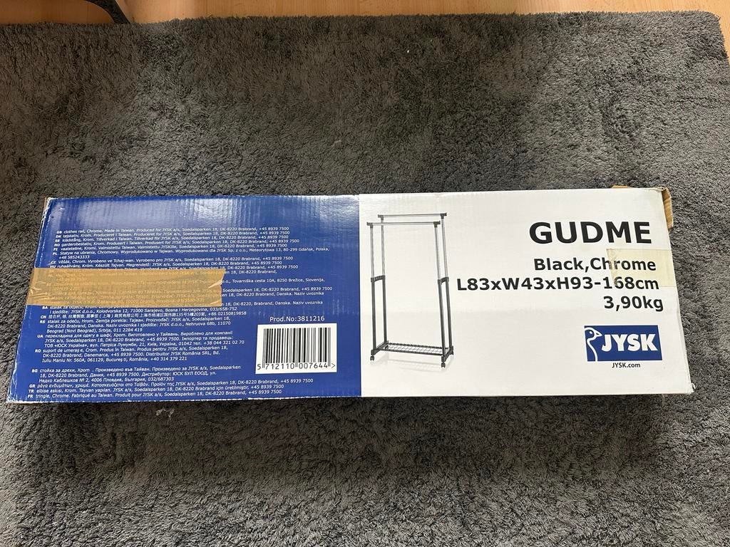 GUDME kledingrek van JYSK, Ophalen of Verzenden, Met wielen, Nieuw
