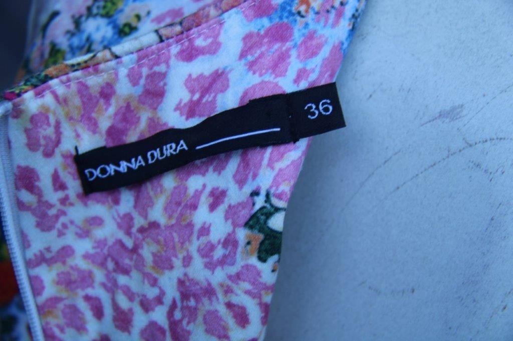 Jurk gekleurd Donna Dura mt 36 Vaste prijs, Kleding | Dames, Jurken, Overige kleuren, Verzenden, Donna Dura, Zo goed als nieuw