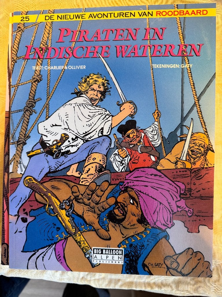 ROODBAARD PIRATEN IN INDISCHE WATEREN, Boeken, Eén stripboek, Ophalen of Verzenden, Gelezen