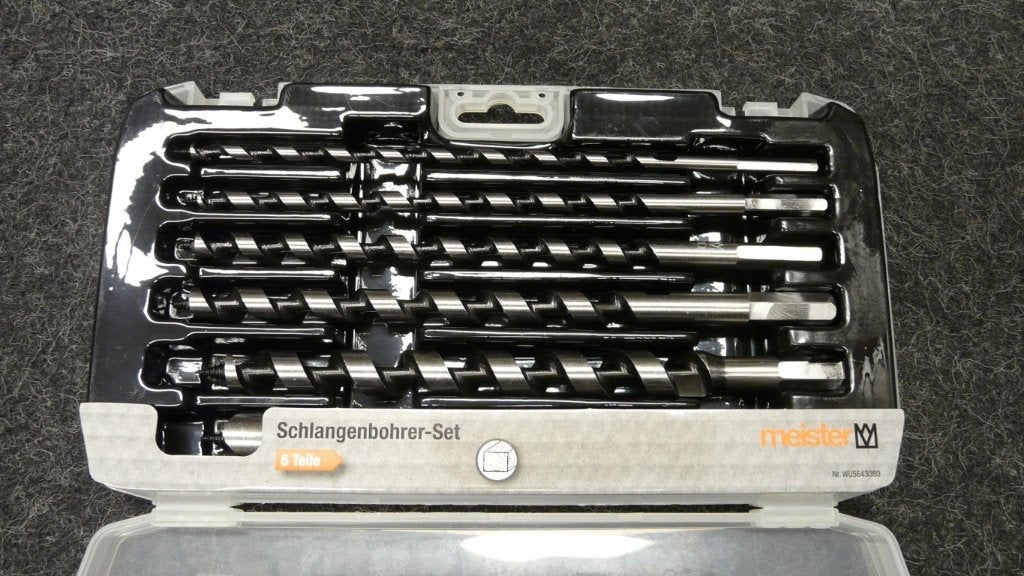 Slangenboorset 6-delig Meister, Ophalen, Nieuw