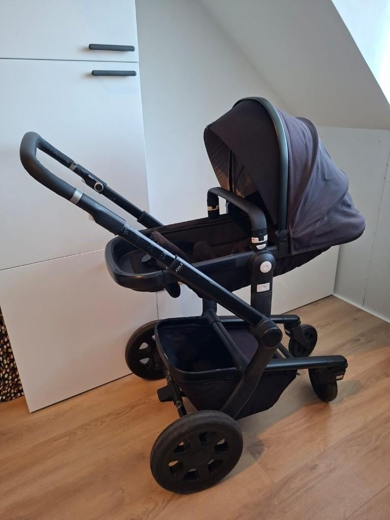 Joolz Day3 - All Black, Kinderen en Baby's, Kinderwagens en Combinaties, Gebruikt, Combiwagen, Verstelbare duwstang, Ophalen