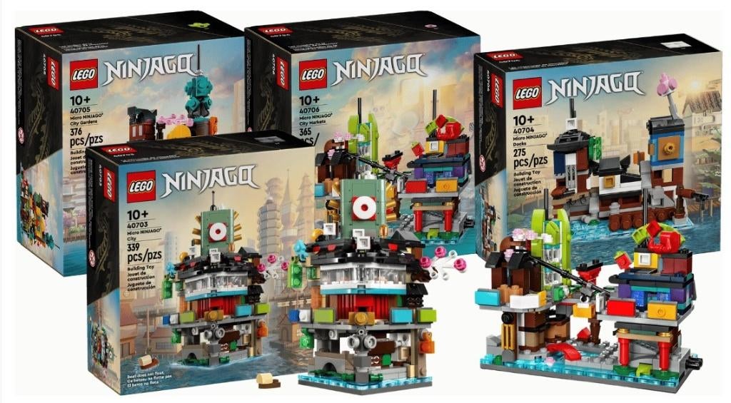 Lego Ninjago Other Micro Bundel 4x (NIEUW), Ophalen of Verzenden, Nieuw, Complete set, Lego