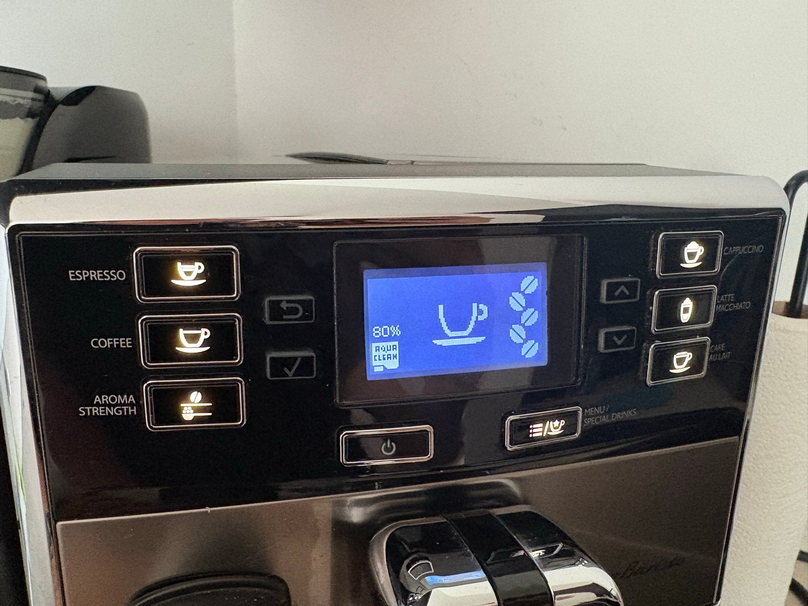 Saeco PicoBaristo SM5473/10 Koffiemachine - Zonder melkkan, Ophalen, Afneembaar waterreservoir, Gebruikt, 10 kopjes of meer