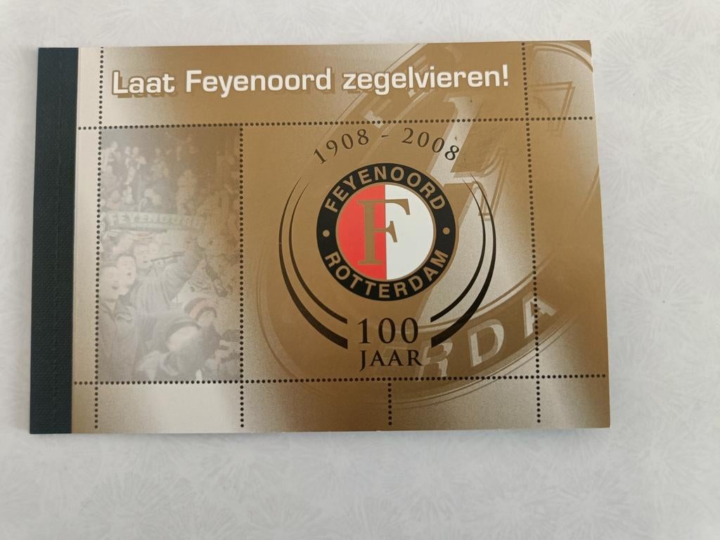 Feyenoord 100 Jaar Postzegelboekje - Postfris, Ophalen of Verzenden, Na 1940, Postfris