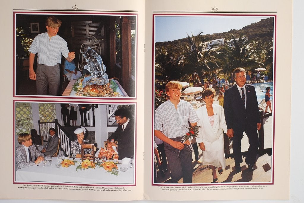Koninklijk Album Vorsten 1987 - Oranje Ned. Antillen, Verzenden, Zo goed als nieuw, Overige typen
