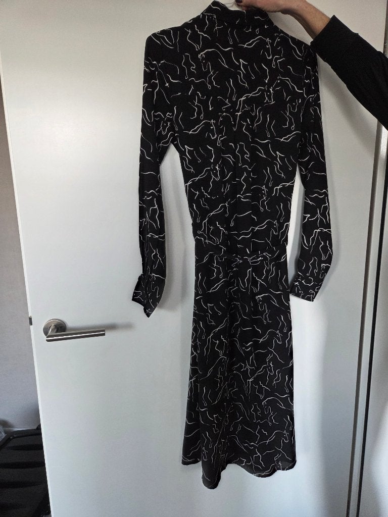 Costes zwarte lange jurk maat 36, Zwart, Nieuw, Ophalen of Verzenden, Costes