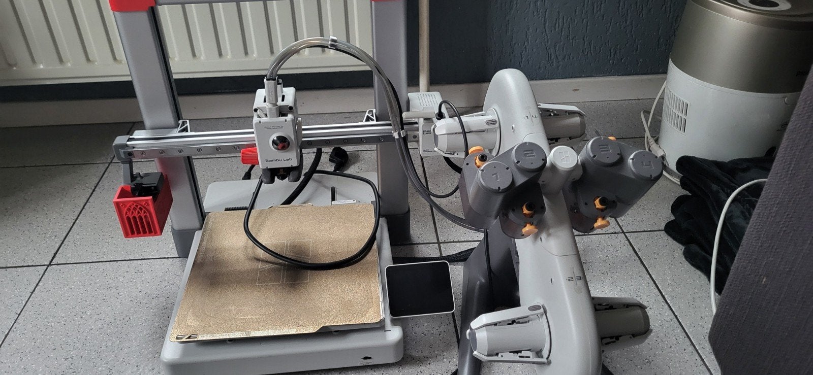 Bambu Lab A1  3D-printer met AMS Lite, Computers en Software, Ophalen, Zo goed als nieuw, Filament, Ingebouwde Wi-Fi