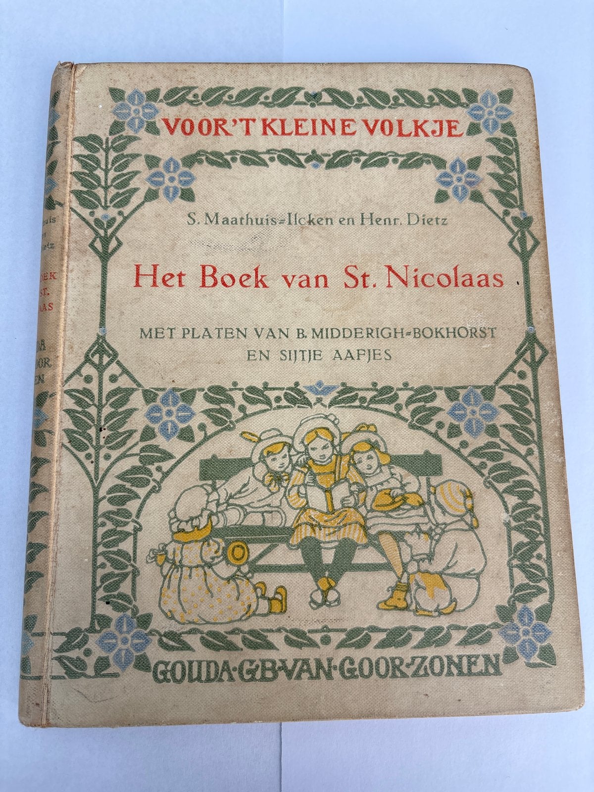 Zeldzaam Boek uit 1920 - Het Boek van St. Nicolaas, Boeken, Kinderboeken | Jeugd | onder 10 jaar, Gelezen, Sprookjes, Ophalen of Verzenden