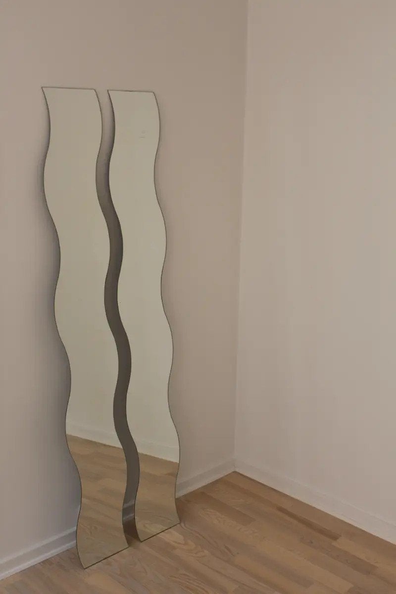IKEA Krabb Spiegels - 2 stuks, Ophalen, Minder dan 50 cm, Zo goed als nieuw, Overige vormen