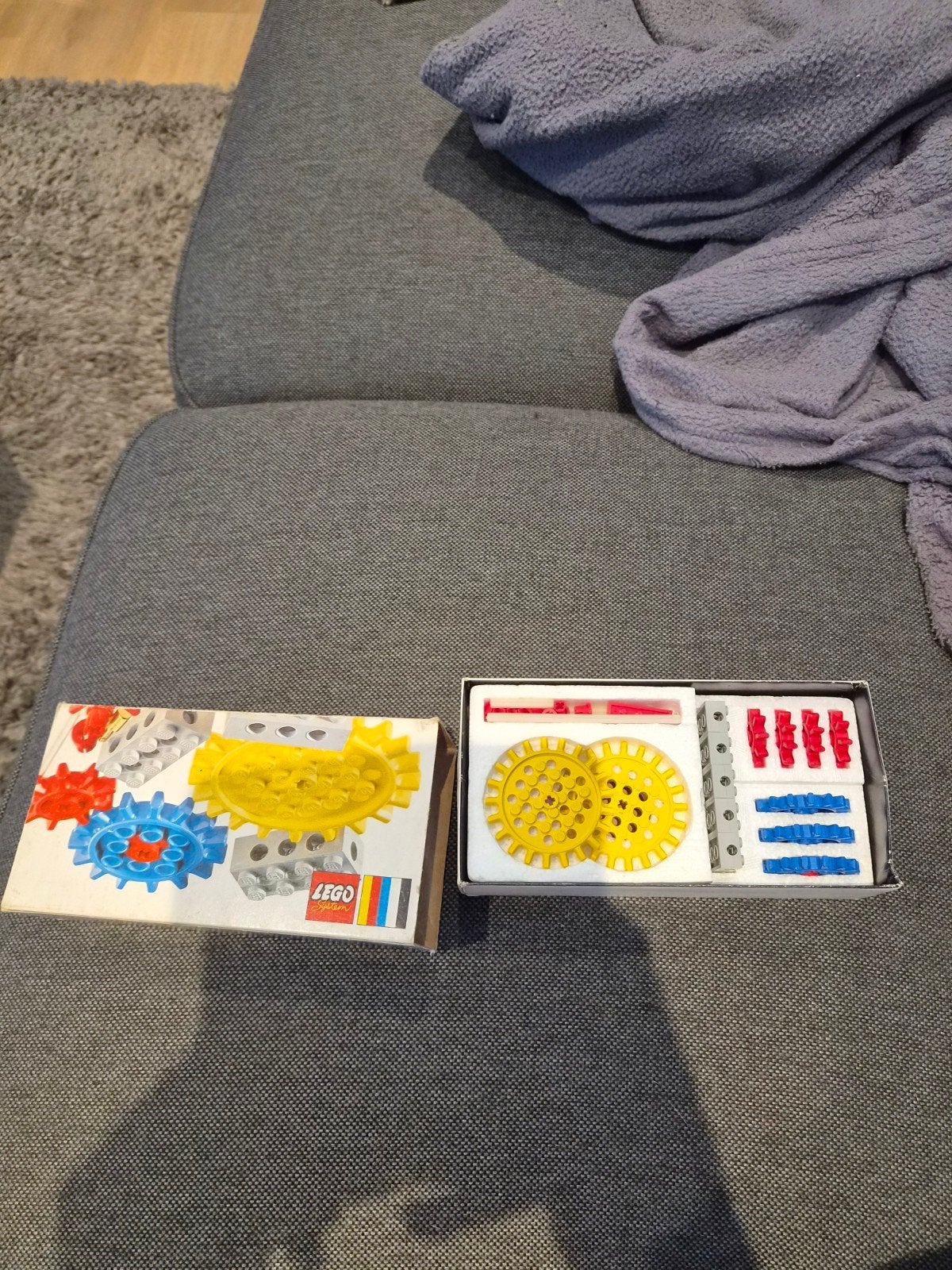 Vintage LEGO System 802 Gear Supplementary Set (1970) Comple, Gebruikt, Lego, Inclusief accessoires, Ophalen of Verzenden