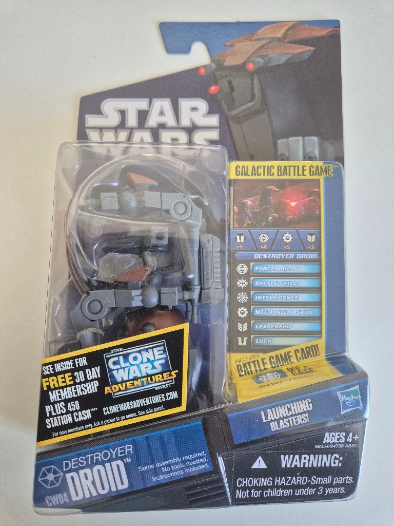 Star Wars CW 2010 CW04 Destroyer Droid Droideka, Ophalen of Verzenden, Nieuw, Actiefiguurtje
