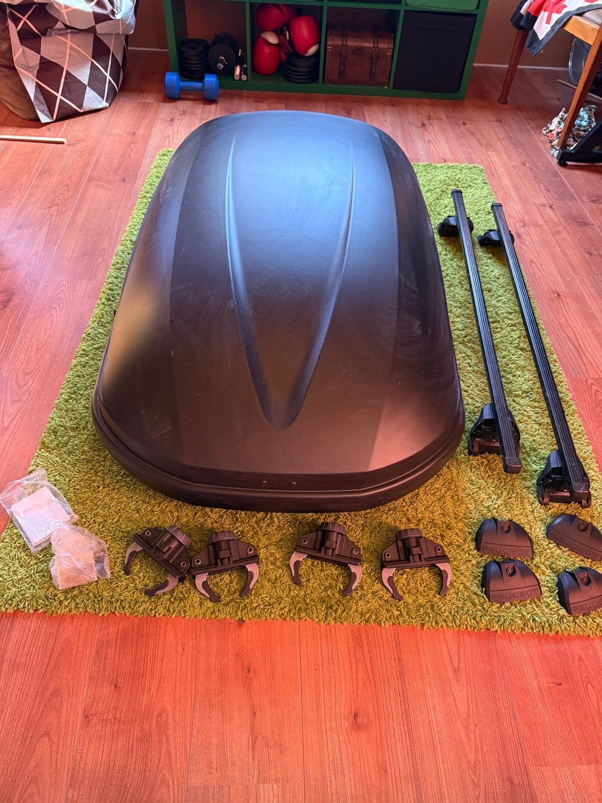 Thule Pacific 100 Dakkoffer (330L) + GRATIS dakdragers, Auto diversen, Ophalen, Zo goed als nieuw