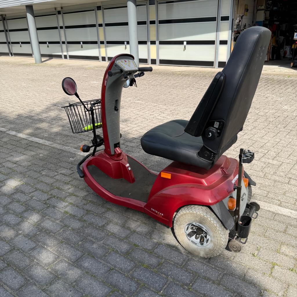 Scootmobiel Ortocar 312 te koop met nagenoeg nieuwe accu’s, 10 km/u of minder, Gebruikt, 16 t/m 25 km, Ophalen