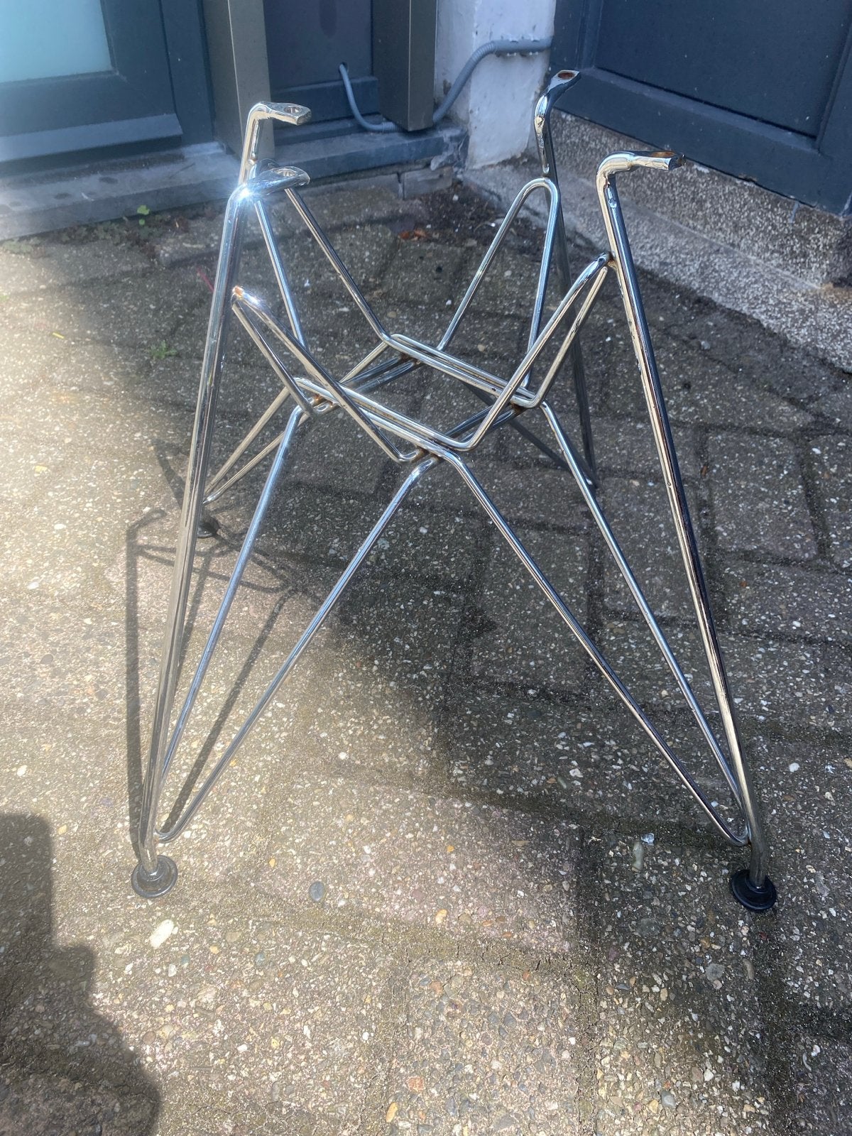 Verchroomd onderstel voor vlinderstoel (Butterfly Chair), Ophalen of Verzenden, Gebruikt