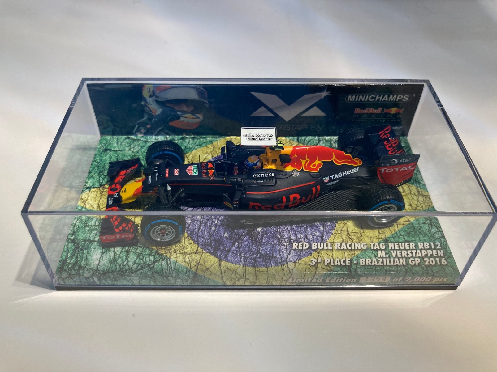 Max Verstappen rb12 brazilian gp 2016, Ophalen of Verzenden, Nieuw, Formule 1