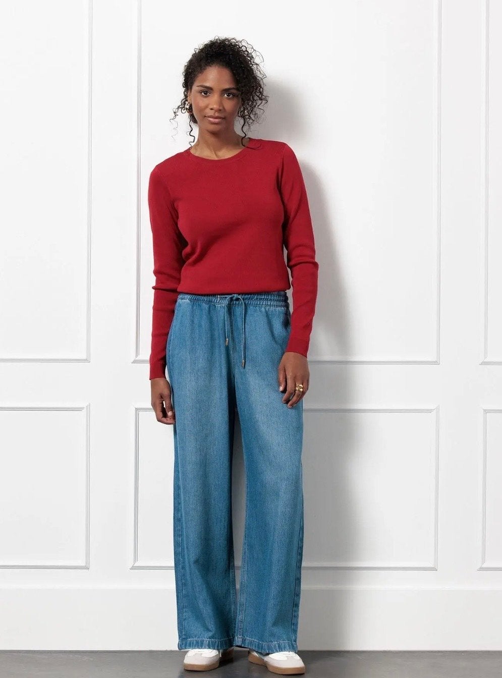 Studio Anneloes Lana Pullover - Deep Red - Maat XL, Kleding | Dames, Truien en Vesten, Nieuw, Maat 46/48 (XL) of groter, Rood