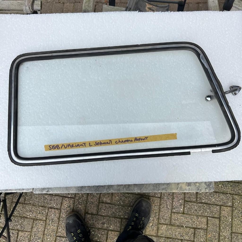 VW Type 3 Squareback Popout L chroom Sekurit, Ophalen of Verzenden, Gebruikt