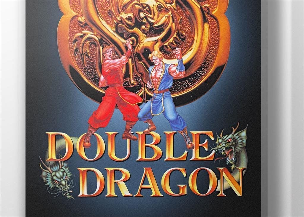 Double Dragon Arcade Poster Neo Geo cd Game Art Print, Verzenden, Nieuw, A1 t/m A3, Film en Tv