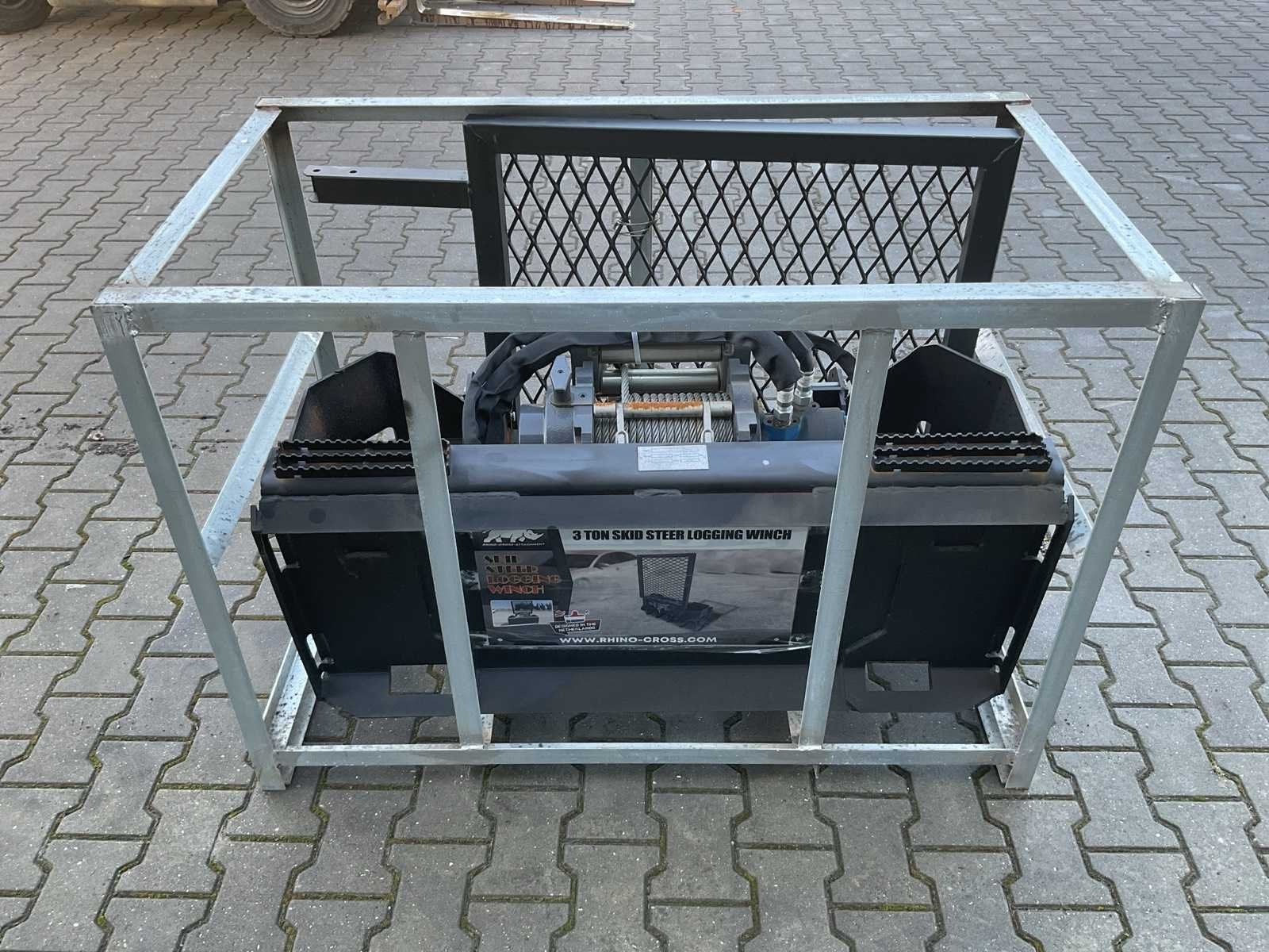 Rhino-cross 3 ton skid steer logging winch Schranklader, Zakelijke goederen, Machines en Bouw | Kranen en Graafmachines, Wiellader of Shovel