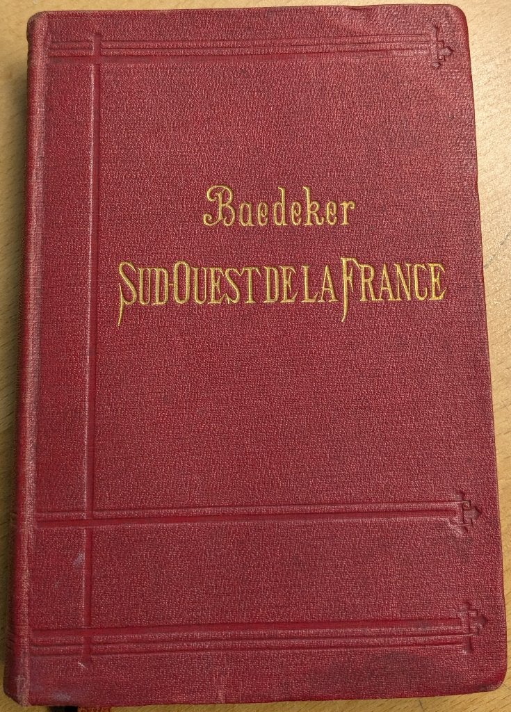 Baedeker Sud-Ouest de la France, Manuel du Voyageur, 1912, Europa, Ophalen of Verzenden, Reisgids of -boek, Karl Baedeker